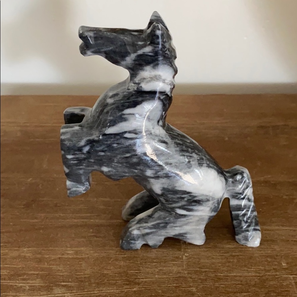 Stone Horse Figurine